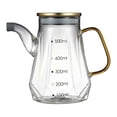 thumbnail image 4 of Botella Grande De Vidrio Para Aceite De Cocina Sunnimix Dispensador De Aceite Y Vinagre Con Asa Y Tapa 500 Ml, 4 of 8