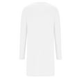 thumbnail image 5 of Robe Grande Taille pour Femmes 2025 Automne Été Tendance Décontractée Ample à Manches Longues à Col Rond Longueur Genou avec Poches, 5 of 5