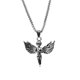 thumbnail image 1 of Collar de ángel cruzado, collar de ángel guardián collar católico, 1 of 5