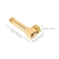 thumbnail image 2 of Houderco Conector De Codo Giratorio Para Manguera De Jardín En Latón Estable Ideal Para Reparación Y, 2 of 8
