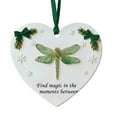 thumbnail image 7 of Christmas Ornament Heart Pendant, Acrylic Heart Hanging Decoration with Inspirational Quote Bloom with Kindness, Waterproof Scratch-Resistant Holiday Tree Decor Gift for Family & Friends, 7 of 7