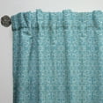 thumbnail image 3 of Designart 'Abstract Retro Pattern Design X' Mid-Century Modern Curtain Panel, 3 of 5