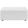 thumbnail image 4 of Sectional Sofa Set, Faux Vegan Leather, White, Modern Contemporary Urban Design, Living Lounge Room Hotel Lobby Hospitality, 4 of 10