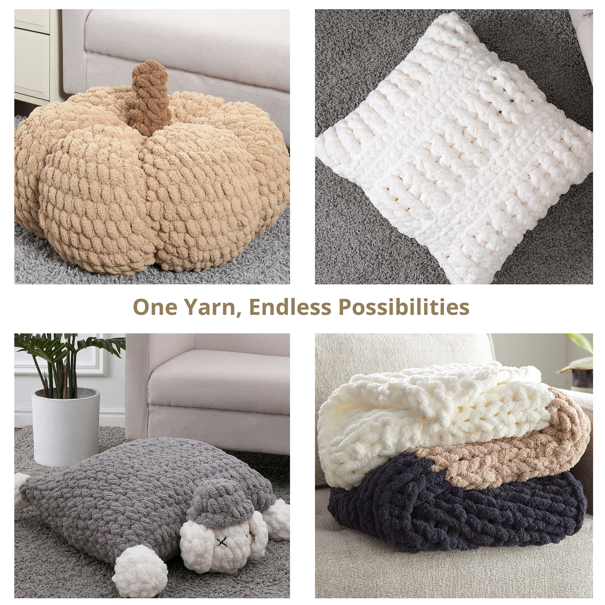 Crafted by Catherine Chunky Chenille Yarn 8-Pack photo 8