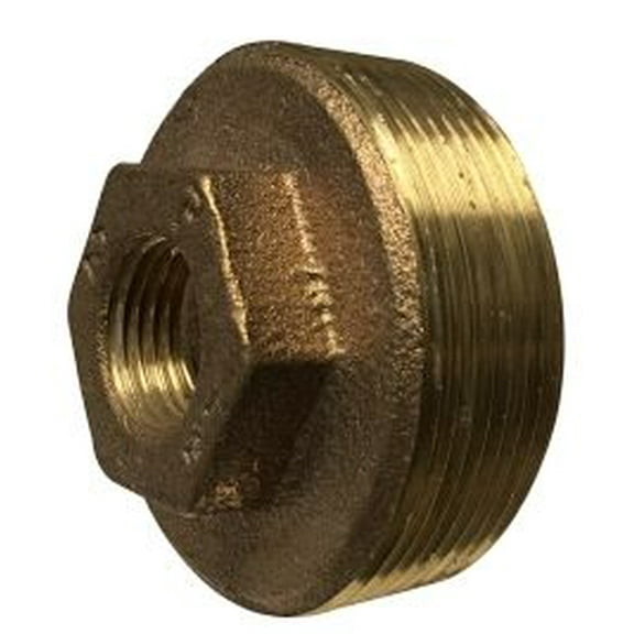 1 X 3/8 LF IMP Hex Bush, Lead Free Bronze Fittings, Nipples and Fittings