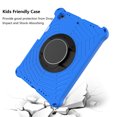 thumbnail image 2 of Allytech Silicone Case Compatible with Apple iPad 9.7" 6th 5th Gen / iPad Air 2/ iPad Air 1, Kickstand Feature EVA Rubber Hand Strap Shoulder Strap Kids Friendly Shockproof Case Cover, Blue, 2 of 6