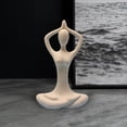 thumbnail image 6 of Chamoist Yoga Statues Home Decor Ornaments,Resin Meditation Lady Yoga Pose Figurine Table Decorative Decorations for Living Room Bedroom Office,Gift for Yoga Lover ,Amusing Garden Porch Ornaments,, 6 of 6