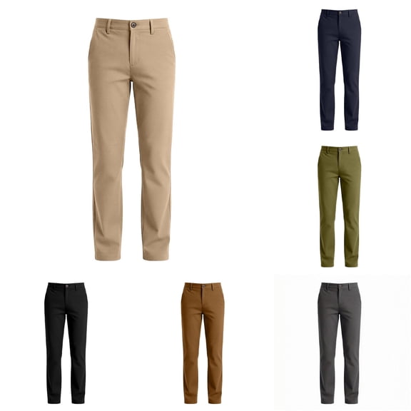 Byoo Big Boy's Letter Print Athletic Pants Tapered Jogger Pants Sport Camp Bottoms,Beige
