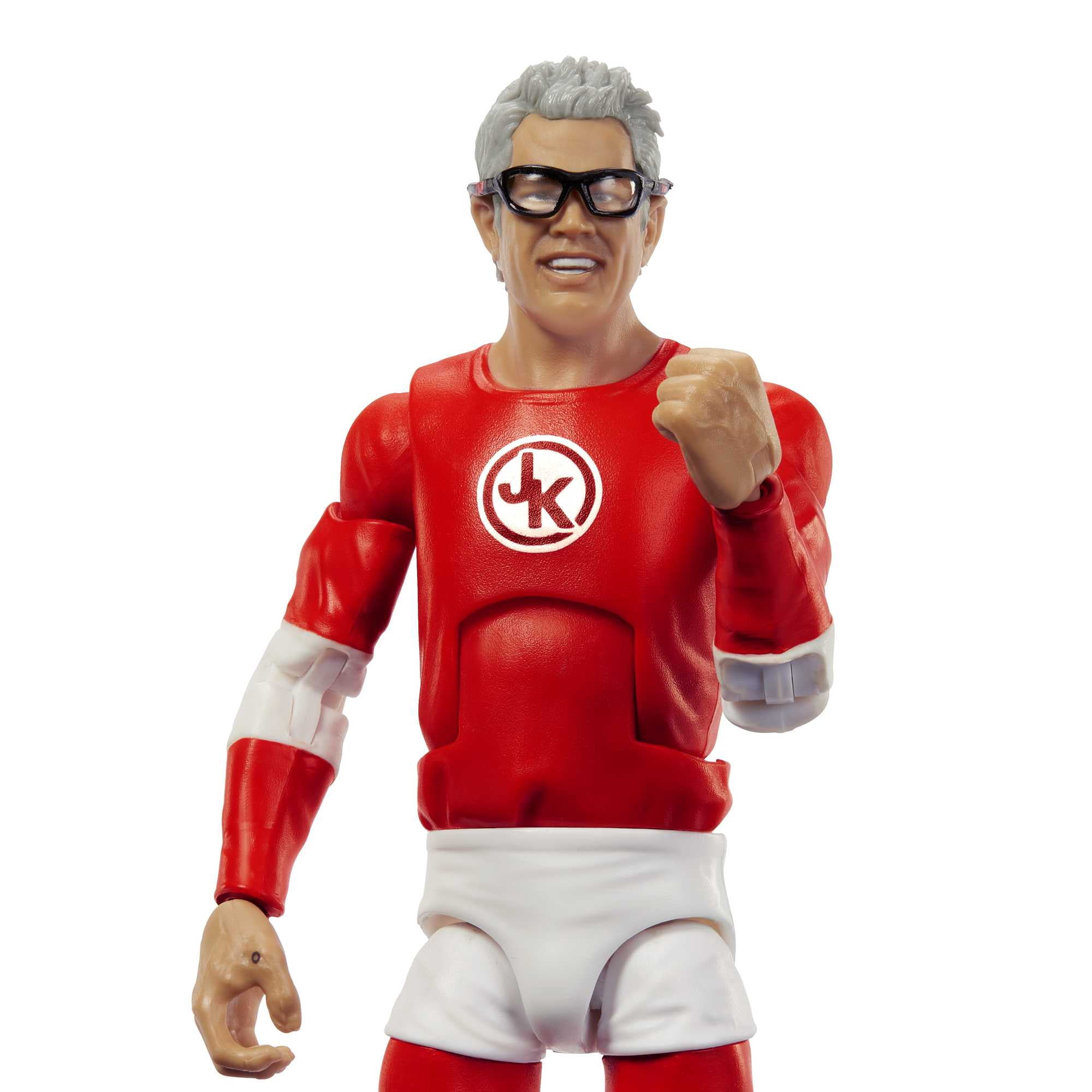 WWE Elite Collection Johnny Knoxville Action Figure with Accessories, Posable Collectible (6-inch)