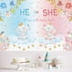 thumbnail image 1 of Fondo de revelación de género, cartel de revelación de género para Baby Shower, fondo de fotografía para fiesta encantadora, suministros para fiestas 180cmx110cm, 1 of 10
