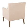 thumbnail image 4 of Homepop Davis Mid-Century Velvet Accent Chair -  Blush Pink, 4 of 8