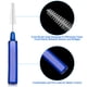 thumbnail image 2 of Cepillo interdental: cepillo avanzado de lujo para aparatos ortopédicos, limpieza de dientes bucales, palillos dentales desechables para hilo dental suave, elimina la placa, cabeza cónica, alcanza tan, 2 of 6