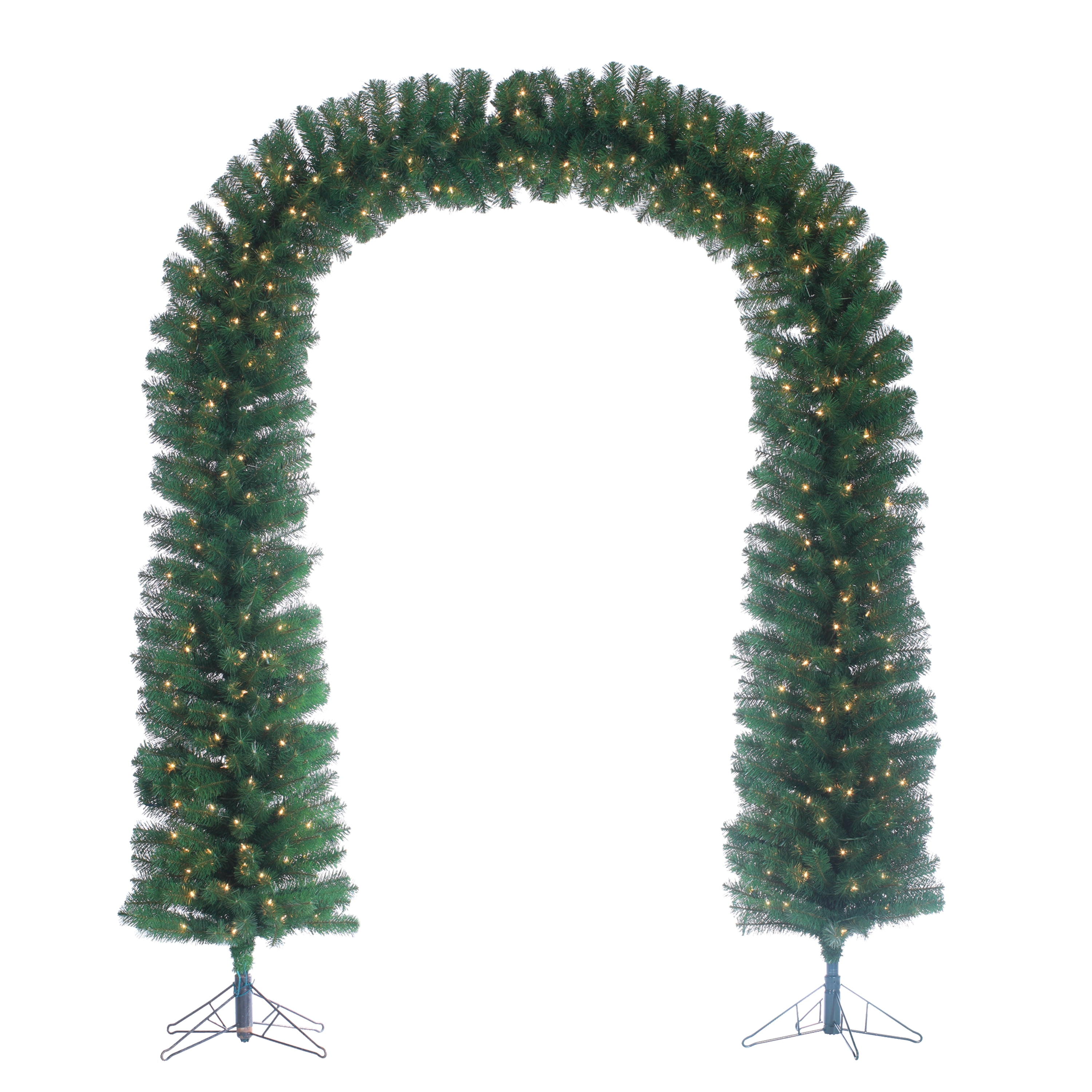 Gerson 7.5Foot High Prelit Arch Tree with Clear White Lights