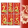 thumbnail image 1 of Tool Series 6pcs Red Envelopes Chinese New Year Envelopes For 2025 New Year 6 Designs Cute, 1 of 9