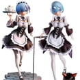 thumbnail image 3 of Anime Action Figure Re Zero Rem Figure Model Statue, 24cm Cartoon Pvc Anime Maid Figu, 3 of 4