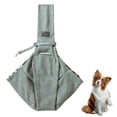 thumbnail image 2 of Reversible Pet Bag Soft Pouch And Tote Design Suitable For Puppy, Small Dogs, And Cats For Outdoor Travel, 2 of 5