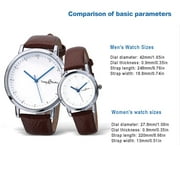 Inverted Watch, Reverse Watch, Counter-Clockwise Watch, Hands Rotate in Reverse - Watch Numerals Anticlockwise, Back Wrist Watch Counterclockwise Watch Men and Women Quartz