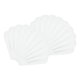 thumbnail image 1 of 2Pcs Pequeño Plato de Jabón, Soporte de Jabón de Silicona en Forma de Concha para Ducha, Baño (Blanco), 1 of 5