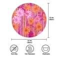 thumbnail image 4 of IAUYY Set of 1 Round Placemats for Dining Tables Heat-Resistant and Wear-Resistant DIY Printing Design Table Placemats，Applicable for Christmas Orange, 4 of 7