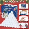 thumbnail image 3 of Juguete de nieve artificial suave Snow Fake Balls Homiar, paquete de 100 unidades, 3 of 7