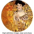 thumbnail image 3 of HFDF The Lady Gold by Gustav Klimt. The World Classic Art Reproductions, Giclee Canvas Prts Wall Art for Home Decor, 12x18inch Framed, 3 of 6