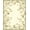 Ivory, Pattern 2, variant on ODIKA 4'x6' Machine Washable Non-Slip Area Rug, Elegant Botanical Motif with Vintage Floral Scrollwork Beige High Traffic Rug, Ivory, 206526
