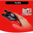 thumbnail image 3 of Cute Mini Personal Fan, 3 Adjustable Speeds, Portable Stand, for Indoor Outdoor Activities, 3 Pack Cute Mouse Fan (Red + Pink + Yellow), 3 of 5