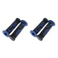 thumbnail image 1 of Justharion Universal 7/8 Motorcycle Scooter Handlebar Hand Grips Soft Rubber Blue 2Set, 1 of 6