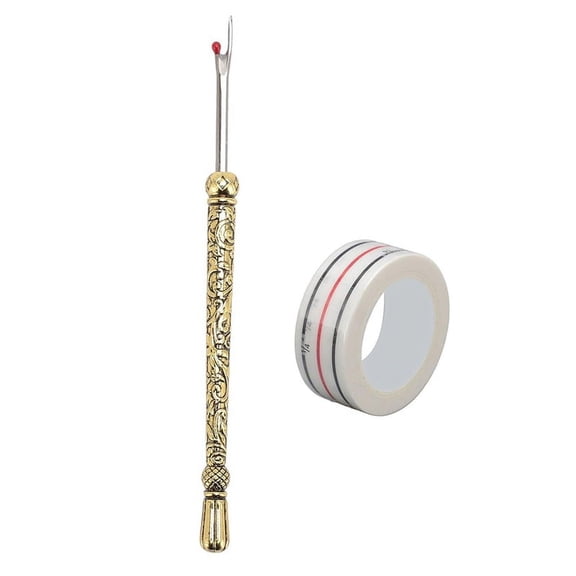 Seam Ripper and Thread Remover Kit,for Crafting, Sewing Gold
