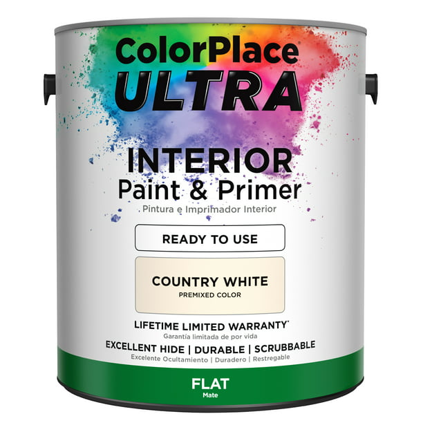 Colorplace Ultra Interior Paint Primer In One 1 Gallon Walmart Com Walmart Com