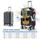 thumbnail image 4 of Fotbe Pineapple With Black Glasses Funda Protectora para Equipaje, Antirrayones y Resistente a la Suciedad, Compatible con Maletas de 18 a 32 Pulgadas-Medium, 4 of 7