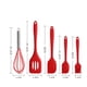 thumbnail image 2 of Slicone Juego de utensilios de cocina de 5 piezas, juego de utensilios de cocina y utensilios de cocina (batidor de huevos + espátula + espátula grande + espátula pequeña + cepillo de silico, 2 of 5