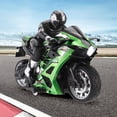 thumbnail image 2 of Liberty Imports 2.4G 1/10 High Speed Cross Country RC Remote Control Stunt Motorcycle with Riding Figure, 2 of 4