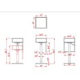 thumbnail image 2 of Tabouret Pivotant Réglable en Hauteur pour Ascenseur à Gaz Pneumatique, 2 of 2