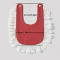 thumbnail image 4 of EUBUY Baby Lace Bibs Drool Bibs Saliva Towel Newborn Teething Infant Dirt Resistant Soft Bibs Baby Cloth Clean Water Absorption Bibs Complementary Food Baby Drool Eating Feeding Red, 4 of 8