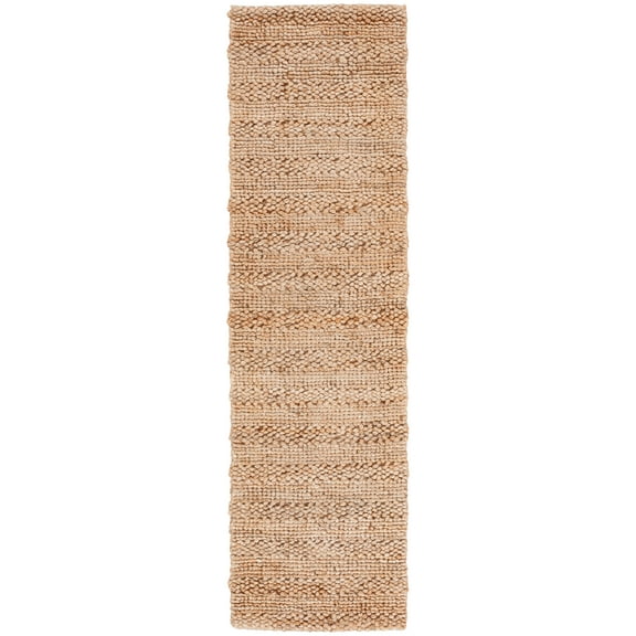 SAFAVIEH Natural Fiber Mide Solid Runner Rug, Natural, 2'3" x 9'