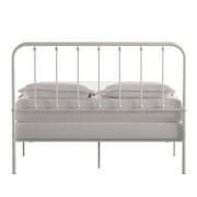 Weston Home Montgomery Spindle Metal Platform Queen Bed, White