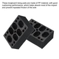 thumbnail image 4 of Uxcell Almohadillas de choque de plástico para patineta de 28 mm (1.1 pulgada), Negro, 2 Pcs, 4 of 5