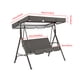 thumbnail image 5 of Funda para silla de columpio para jardín al aire libre, patio, silla de columpio, asiento y cubierta superior, toldo para sombrilla, gris Advancent  HA005105-12, 5 of 6