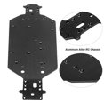 thumbnail image 4 of Aluminum Alloy Chassis Upgrade Parts Fit for HSP 94107 94111 94110 94124 RC CarBlack, 4 of 4