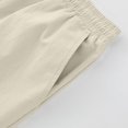 thumbnail image 6 of asjyhkr Mens Shorts Cotton Loungewear Drawstring Elastic Waist Plus Size Sleep Pajama Shorts with Pockets for Casual(M-5XL), 6 of 9