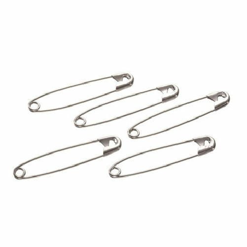 1-1/5" Set of 100 Soophen Extra Large Safety Pins Size 1 