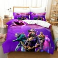 thumbnail image 1 of Fortress Night Quilt Cover Three-Piece Set, Bedding, Bed Sheet Quilt Cover, Microfiber, Duvet Cover-HAPDEN, 1 of 3