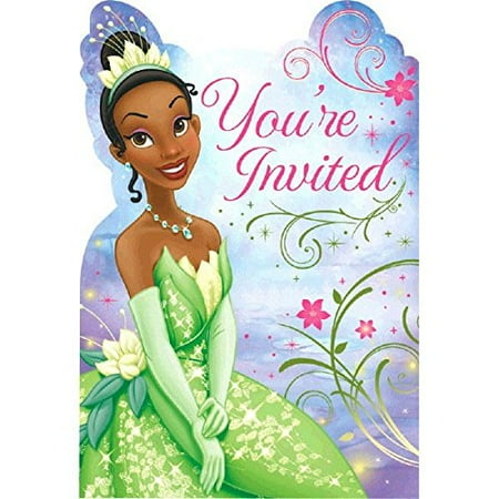 Tiana Enchanted Princess Invitations 8 Invites Cards Birthday