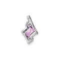 thumbnail image 3 of 2/5 Carat (Ctw) Natural Amethyst Pendant Necklace in Sterling Silver with Chain for Women, 3 of 5