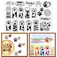 thumbnail image 2 of 1Sheet Cat Claws Clear Stamps Meow Pet Dog Claws Silicone Stamps for Card Making Animal Cat Silicone Clear Stamps, 2 of 9
