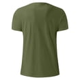 thumbnail image 4 of Havenx Patriotic T Shirts for Men Waffle-Knit American Flag Design Shirts Crew Neck Short Sleeve T-Shirts Patriotic We the People 1776 Workout Tops,Green 4XL, 4 of 4
