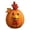 Chicken, variant on Halloween Animal Pumpkin Figurines, Cute Duck Resin Statue with Barnyard for Thanksgiving Halloween Farmhouse Table Centerpiece Mantel Shelf Home Seasonal Decor