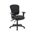 thumbnail image 5 of Lorell Mid-back Task Chair 26-3/4"x26"x39-1/4"-42" Black 66128, 5 of 15