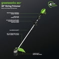 thumbnail image 2 of Greenworks 80V 14"/16" String Trimmer, with 2pk Bulk Line (Tool Only), 2 of 7